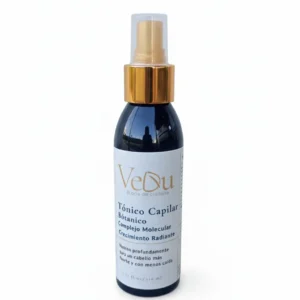Botella de tónico capilar botánico VeDu para la caída del cabello, con extractos de romero, ginseng y cafeína