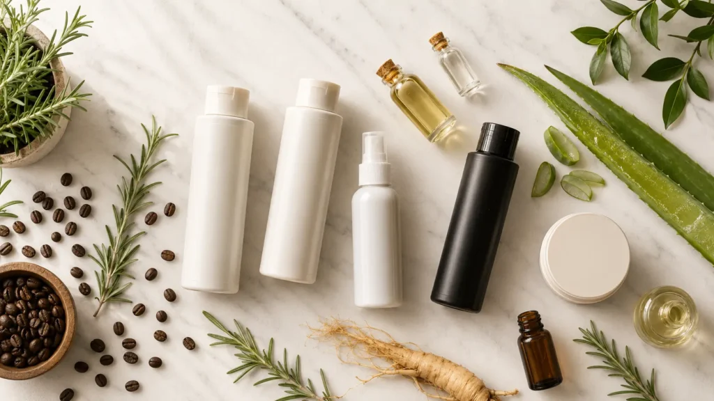 Ingredientes veganos para el cabello Vedu Hair Care